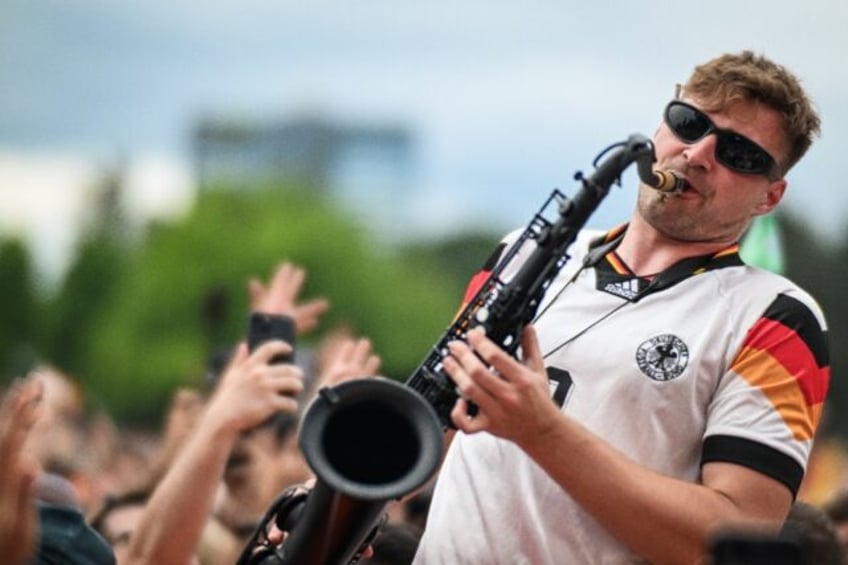 'Saxophone guy' Andre Schnura has been hitting all the right notes at Euro 2024