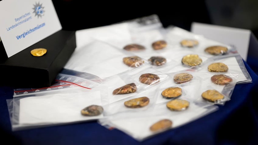 german investigators find lumps of gold while looking into theft of hundreds of ancient celtic coins