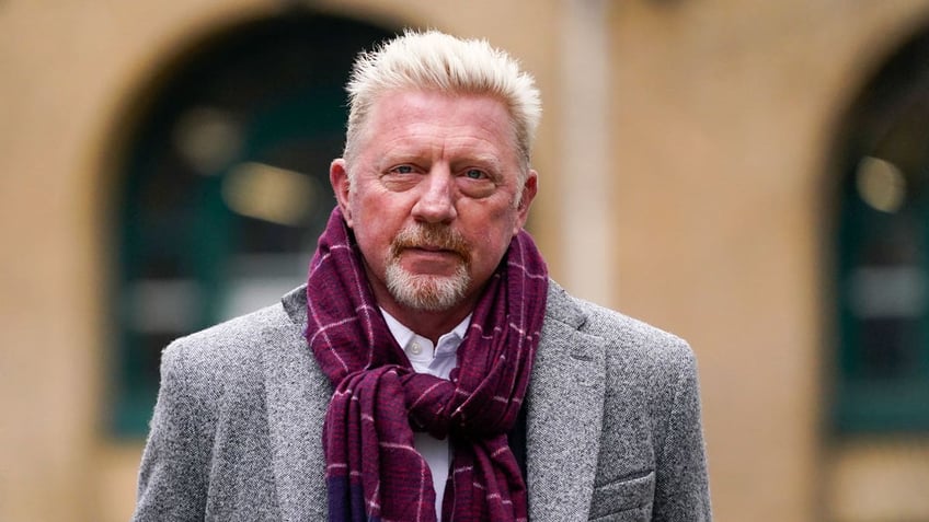 Former tennis player Boris Becker arrives at Southwark Crown Court in London