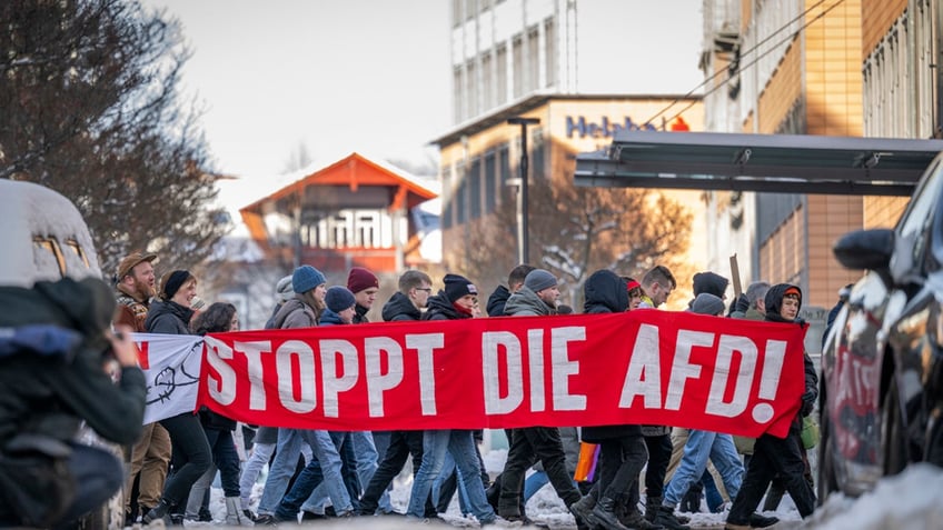 germanys far right party met with massive protests after report says afd discussed deporting millions