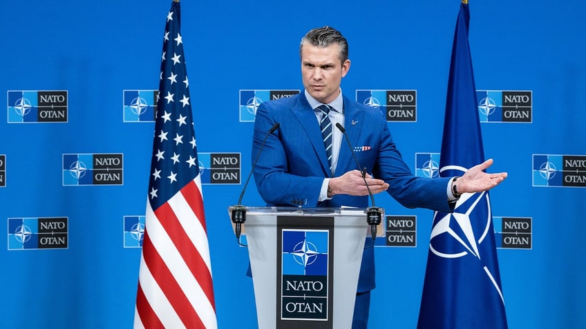 Pete Hegseth at NATO HQ