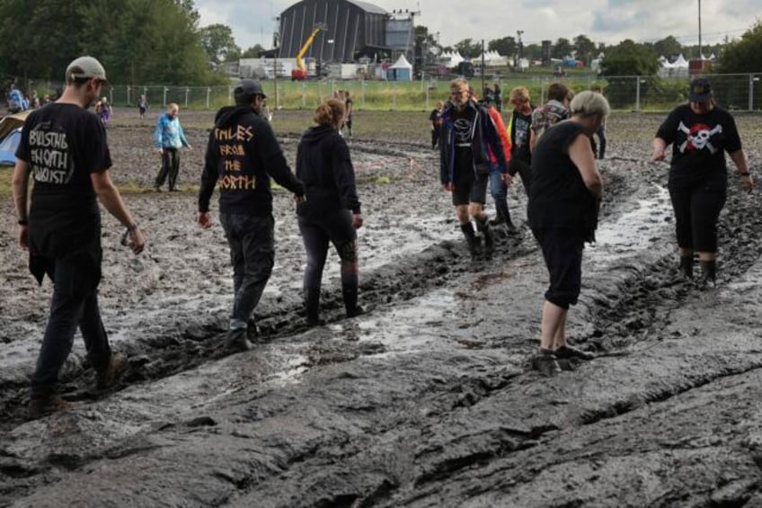 germanys wacken metal festival halts admissions after persistent rain turns site to mud