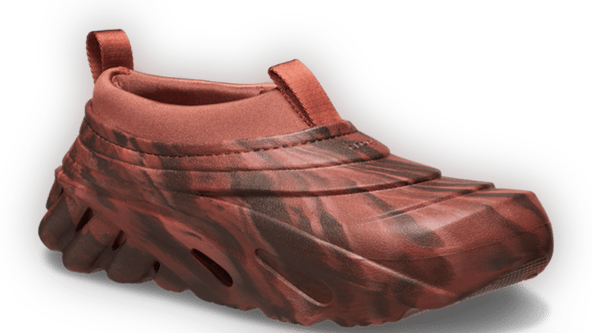 These slip-on shoes have a pull tag that makes them easier to put on and take off. 
