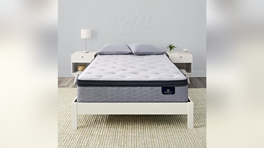 Sleep easy on a soft Serta mattress. 