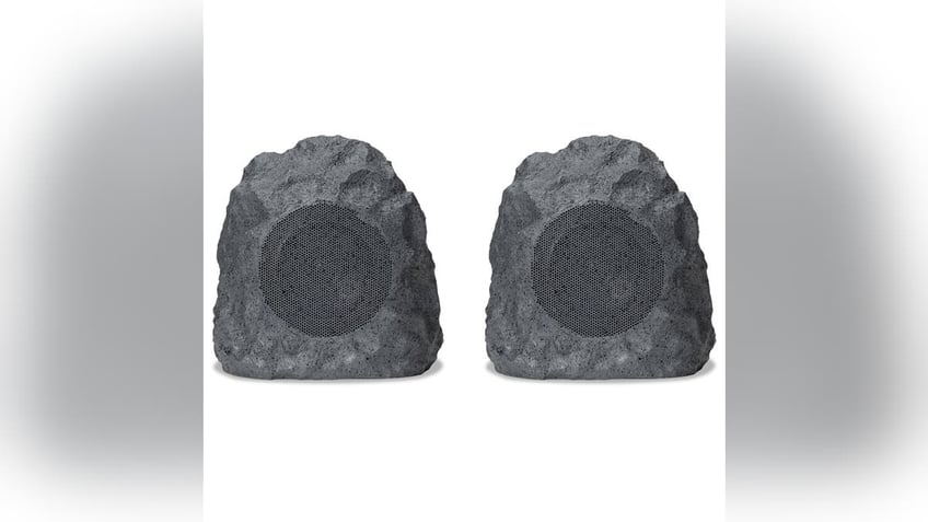 Pick speakers that blend in easily with your landscaping.