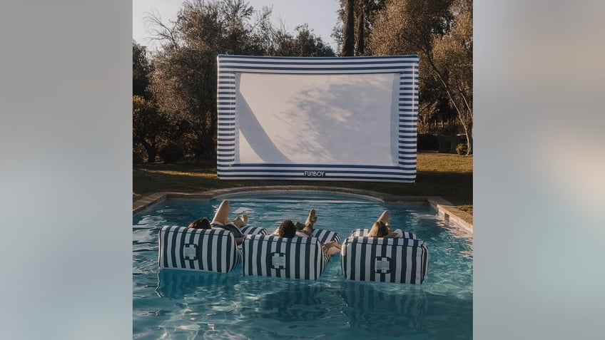 This inflatable screen infuses fun into your scenery.