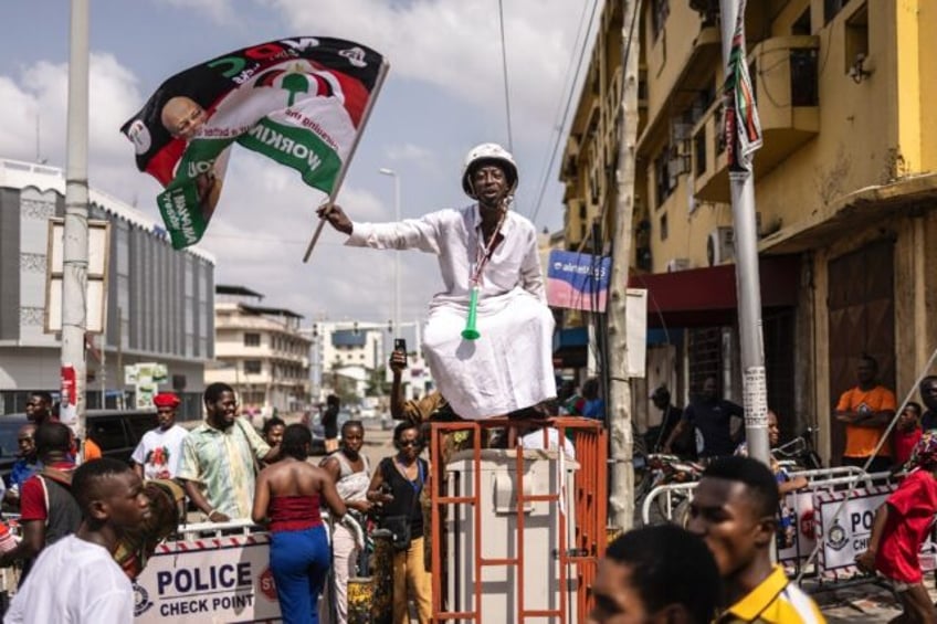 After Ghana's ruling party conceded defeat, Mahama's supporters celebrated in the streets.