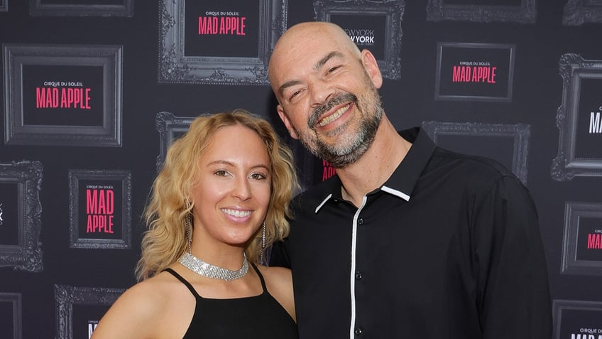 Aaron Goodwin with his wife