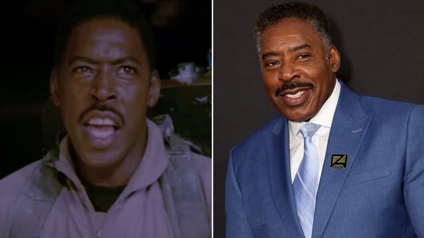 Ernie Hudson then and now split