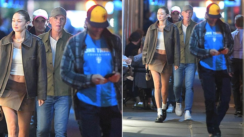 gigi hadid and bradley cooper enjoy night out in new york