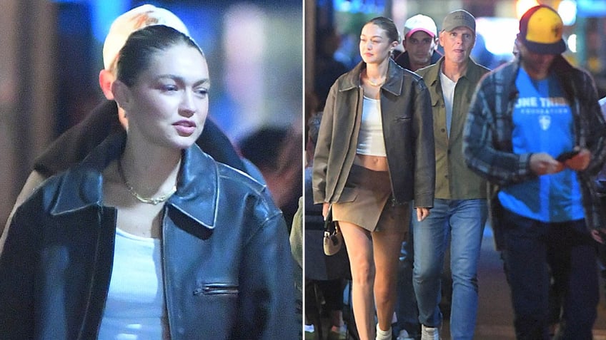 gigi hadid and bradley cooper enjoy night out in new york