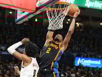 Gilgeous-Alexander scores 34 as Thunder roll past Nuggets 149-106, tie West semis at 1-1