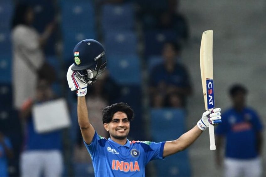 India's Shubman Gill continued his sparkling run of form with the bat