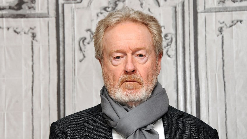 Close up of Ridley Scott