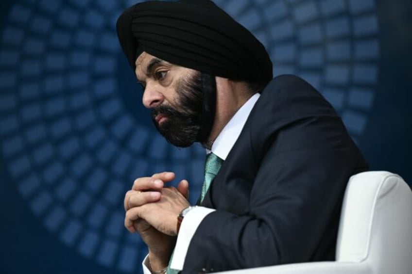 World Bank President Ajay Banga, seen in October 2024, said his team had held 'constructiv