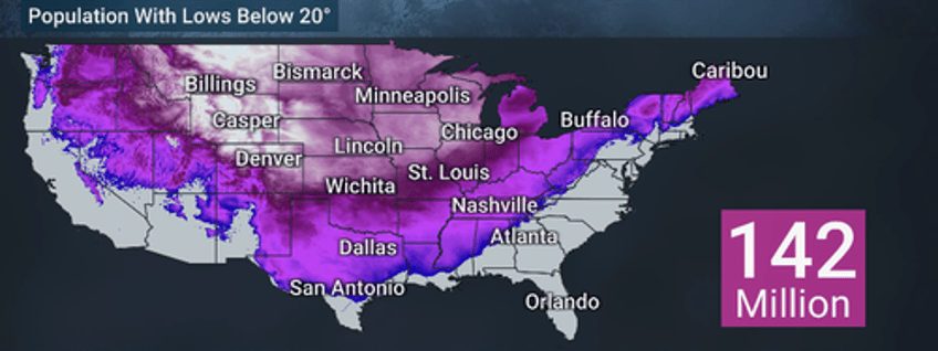 global warming 142 million americans under dangerous wind chill alerts