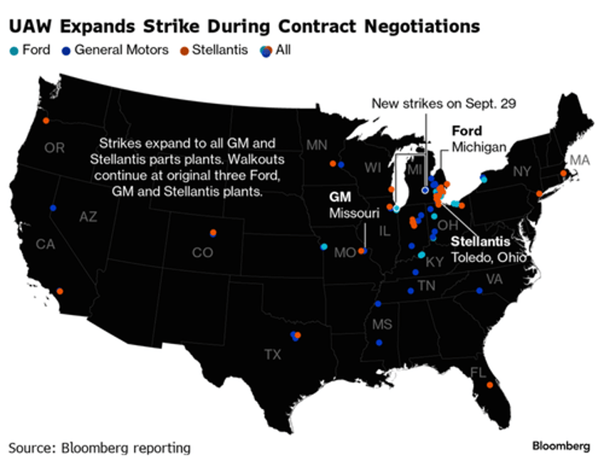 gm ford ceos blast uaw boss as strikes expand 