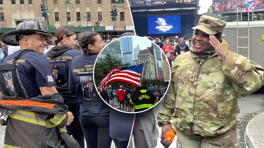 god bless america tunnel to towers 5k draws 40000 people to honor 9 11 first responders in nyc