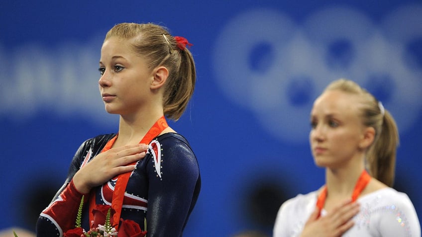 Shawn Johnson after winning