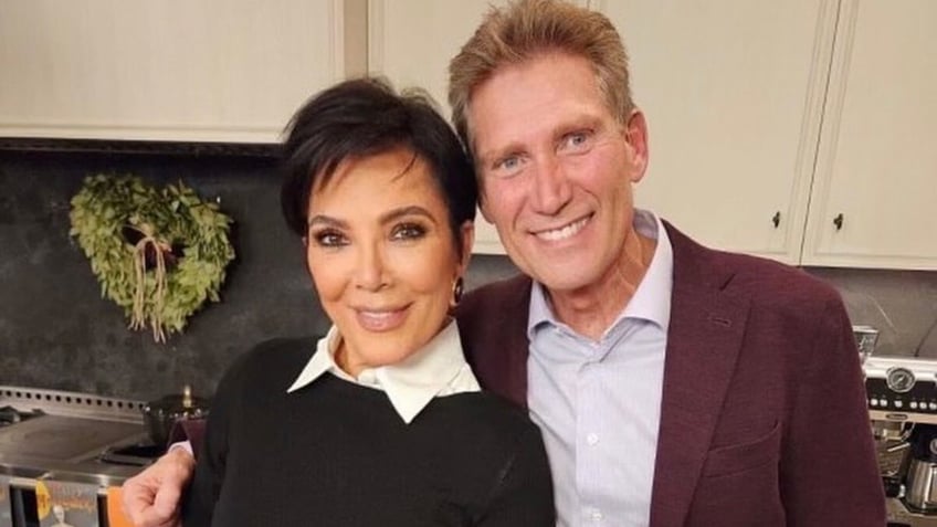 Kris Jenner and Gerry Turner in a photo from dinner