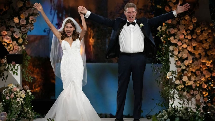 Gerry Turner and Theresa Nist on their wedding day