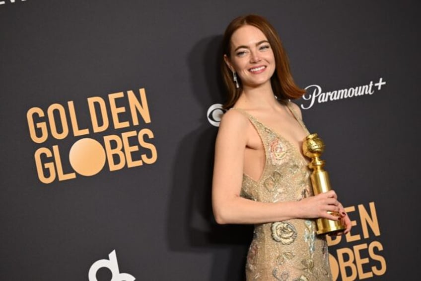 Emma Stone was among the winners at this year's Golden Globes, which was aired on CBS unde