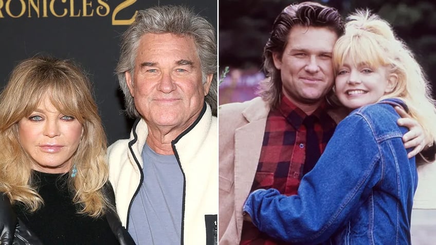 Goldie Hawn and Kurt Russell then and now split