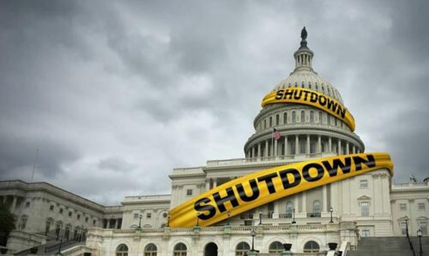 goldman explains how shtf or not if congress cant avoid latest looming shutdown