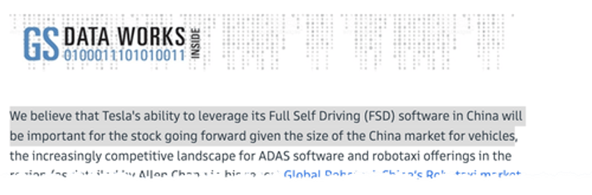 goldman teslas china fsd push is mission critical