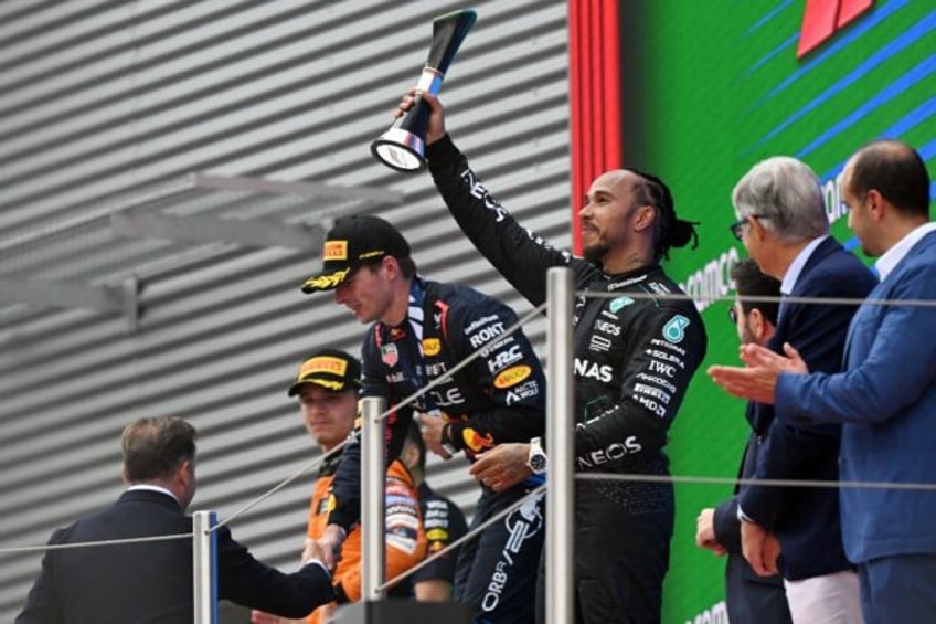 I've missed this - Hamilton savours a return 'home' to the podium