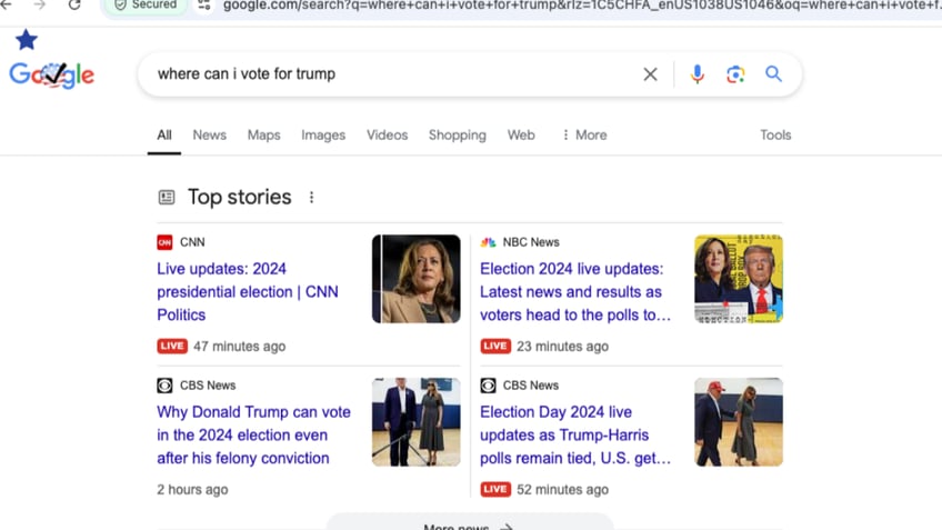 a screenshot depicting a Google search