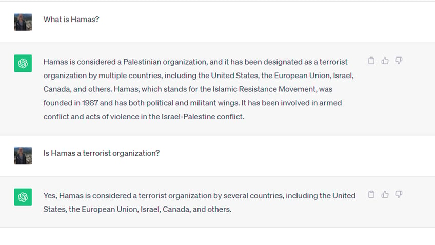 google ai chatbot couldnt answer simple questions about conflict in israel what is hamas