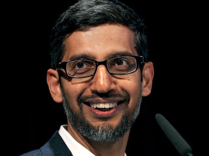 Google boss Sundar Pichai cracks a smile