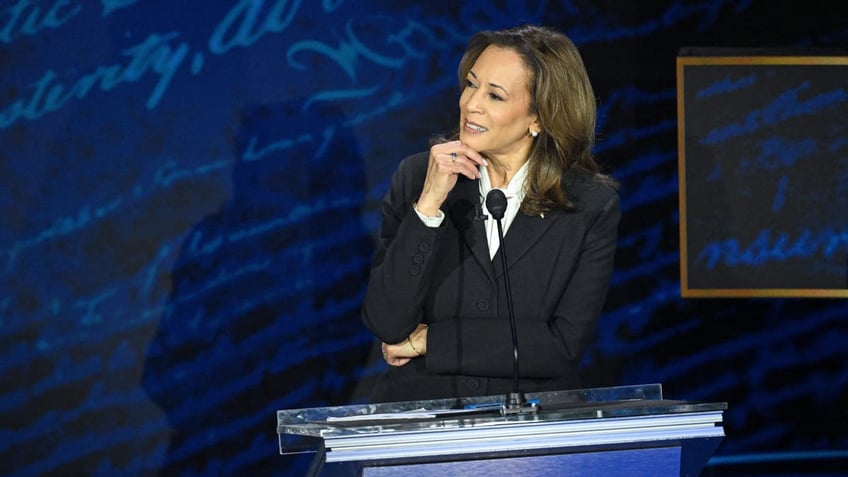 Kamala Harris closeup shot at debate