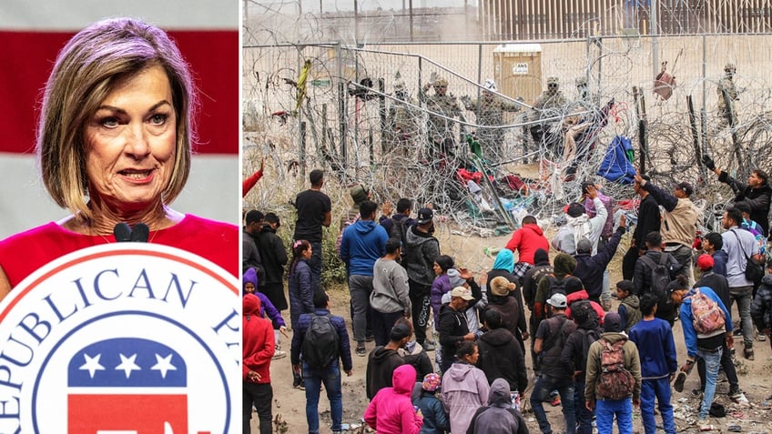 Kim Reynolds, Immigration, border wall