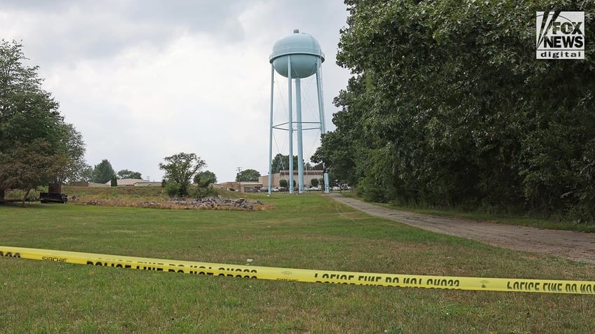 Water tower on the site of the assassination attempt of Donald Trump