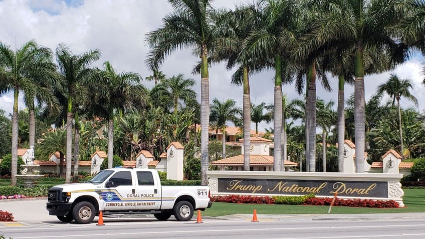 Trump Doral golf course entrance