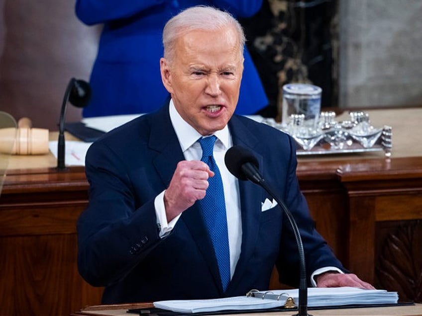 WASHINGTON, DC - MARCH 01: U.S. President Joe Biden delivers the State of the Union addres