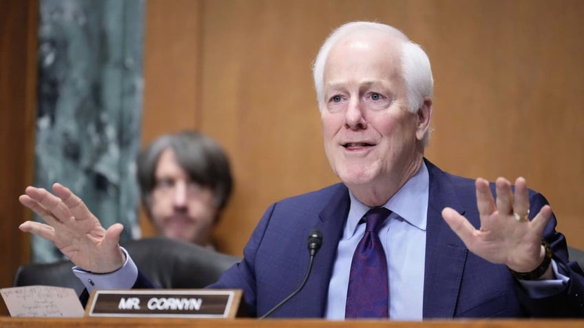 Sen. John Cornyn, R-Texas, slammed Democrats for boycotting a Senate Judiciary hearing on President Biden's health decline. 