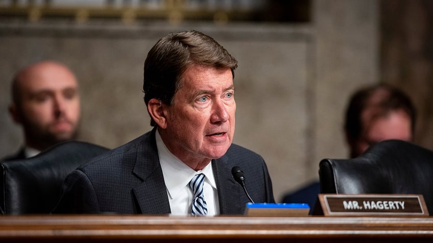 Sen. Bill Hagerty speaking at hearing