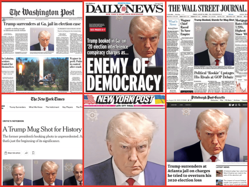 got what they wanted donald trumps iconic mugshot lands front page of newspapers