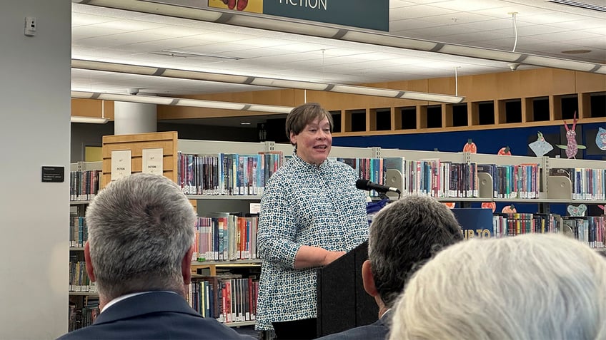 Retired librarian Martha Hickson