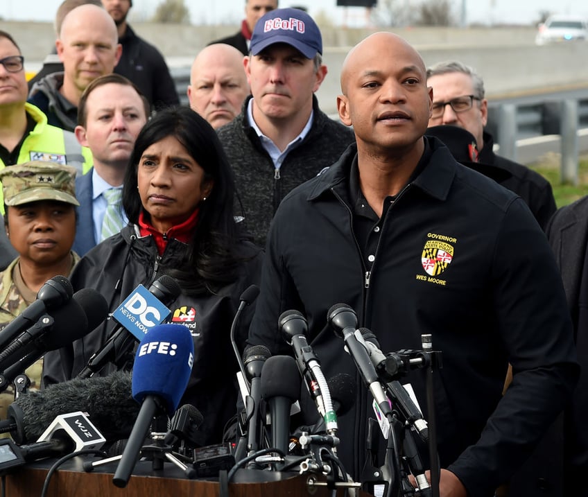 governor heroes managed to stop traffic driving onto baltimore bridge at last minute saved lives