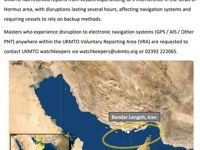 GPS Disruption Reported In World's Most Critical Maritime Chokepoint