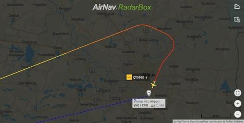 gps jamming dhl cargo plane crashed short of runway near lithuania airport