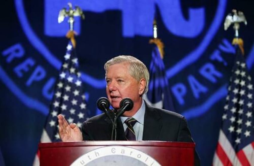 graham pushes senators to commit to war on iran if israel attacked