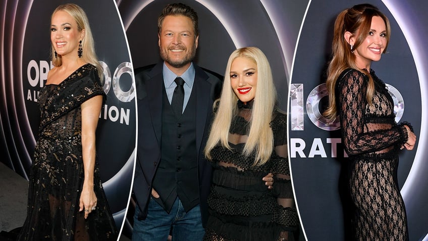 Carrie Underwood, Blake Shelton, Gwen Stefani and Carly Pearce