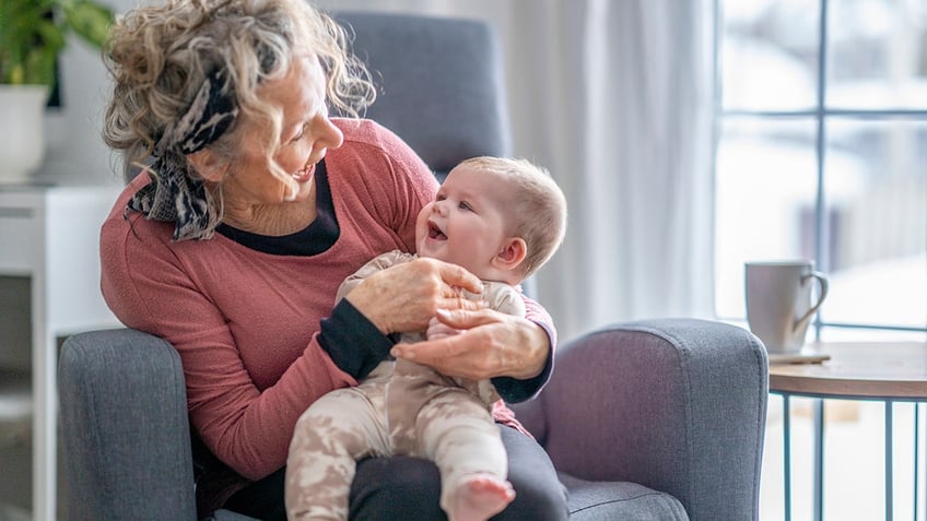 grandma and baby