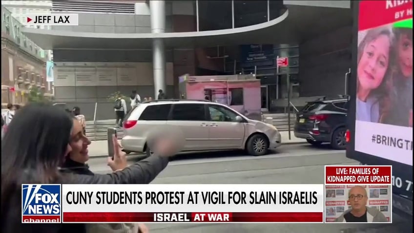 grandson of holocaust survivors blames colleges after students protest at vigil for slain israelis