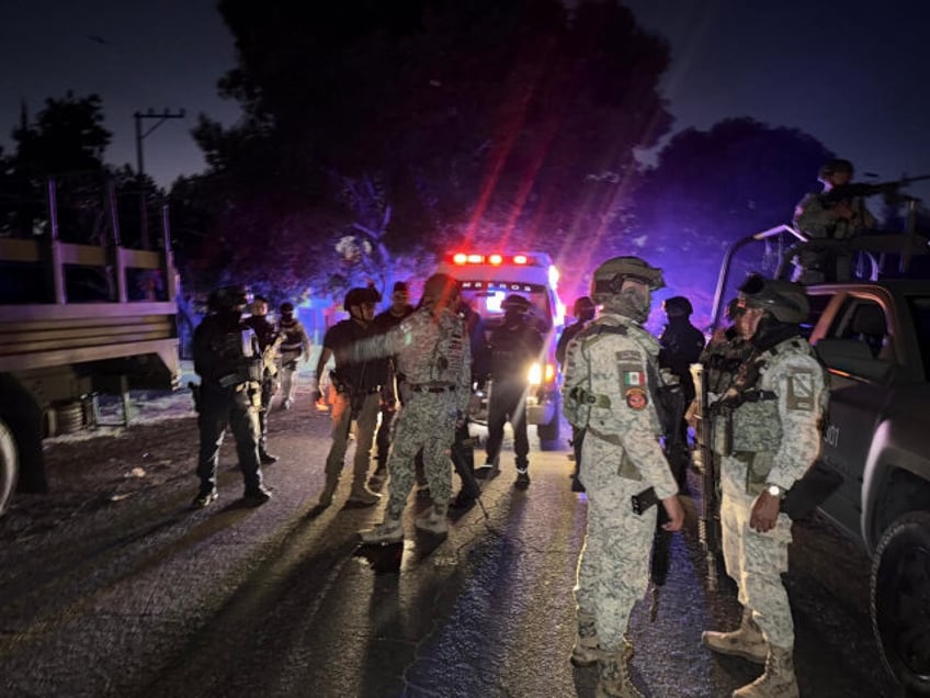 Mexican authorities respond to attacks from CJNG. (Credit: Breitbart News Foudnation / Car